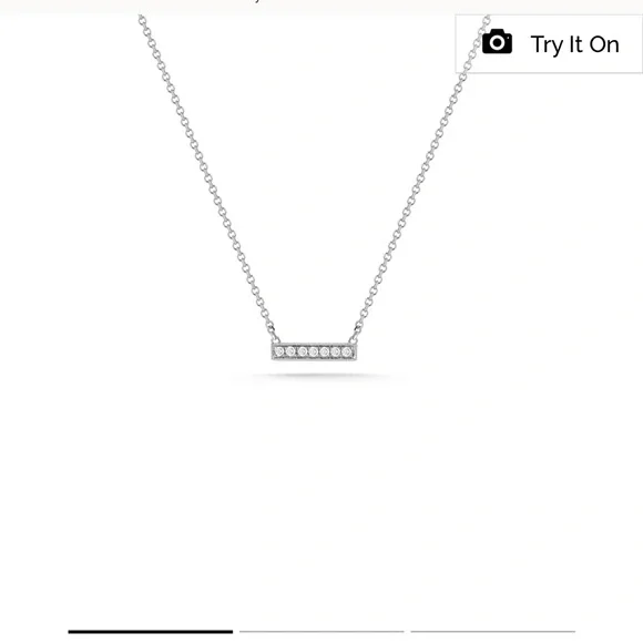 Dana Rebecca “Sylvie Rose” diamond bar necklace - Picture 2 of 8